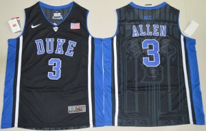 Maillot De Basket NCAA Duke Bleu Devils Garyson Allen 3 Col V College Basketball Elite Noir